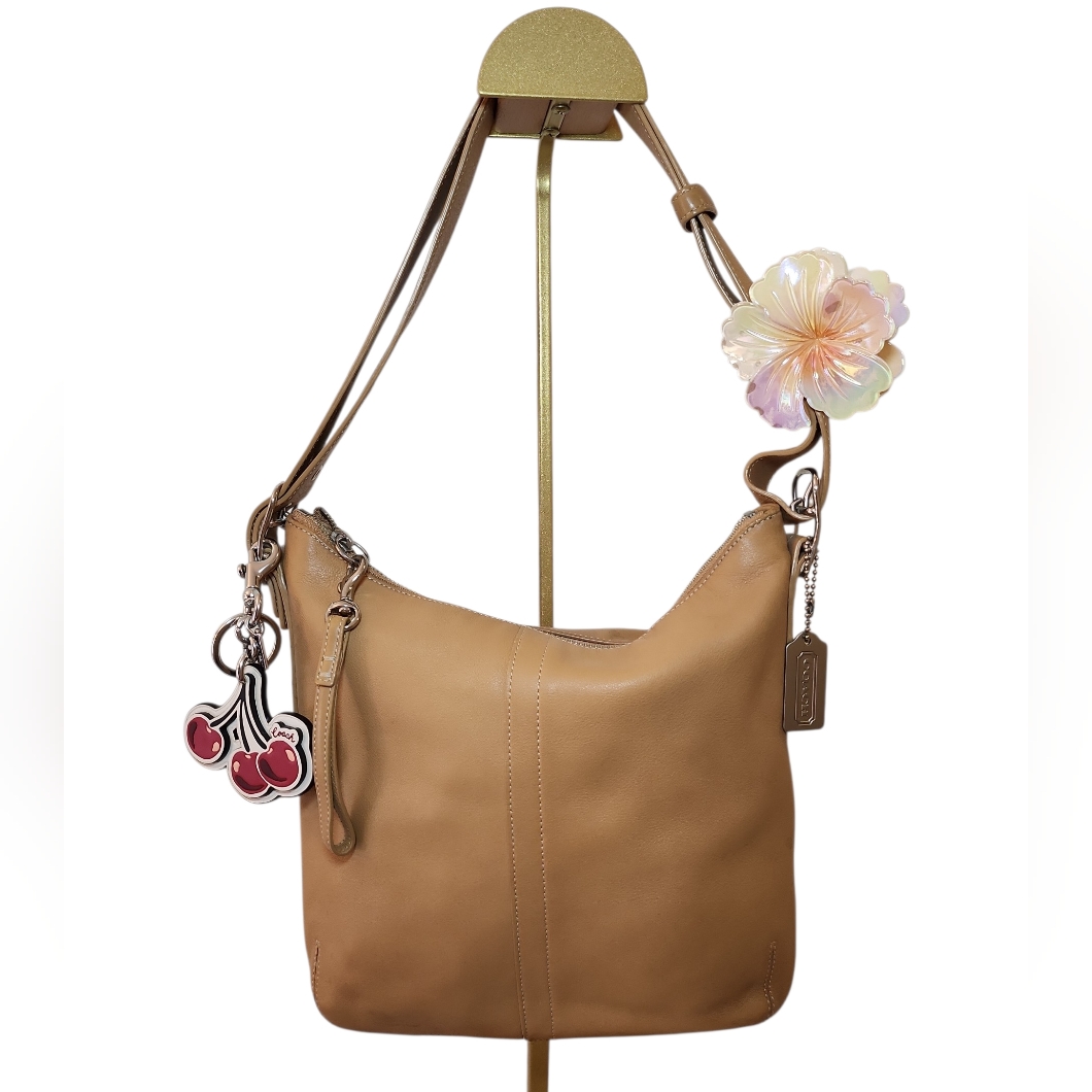 Vintage Coach Legacy Slim Shoulder Crossbody/Hobo Bag Tan Leather